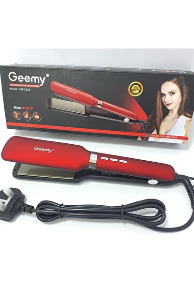 Geemy Hair Straightener Gm-2820 – Heat up to 230 °   With Ceramic Tiles