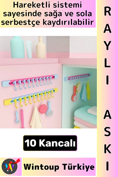 Wintoup # Κρεμάστρα Εύκολης Τοποθέτησης για Μικροαντικείμενα, Πετσέτες, Κασκό...