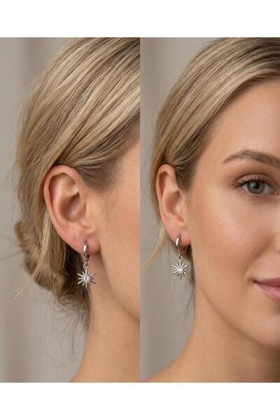 Mutenaura Stainless Steel Sun Earrings