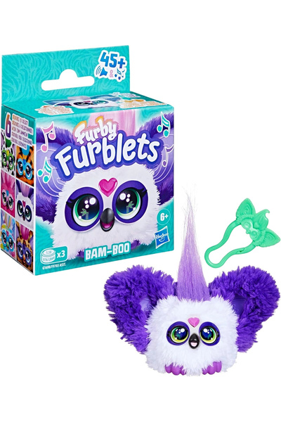 Hasbro Furby Furblets BAM-BOO Elektronik Mini Peluş 45+ Sesli 6+ Yaş