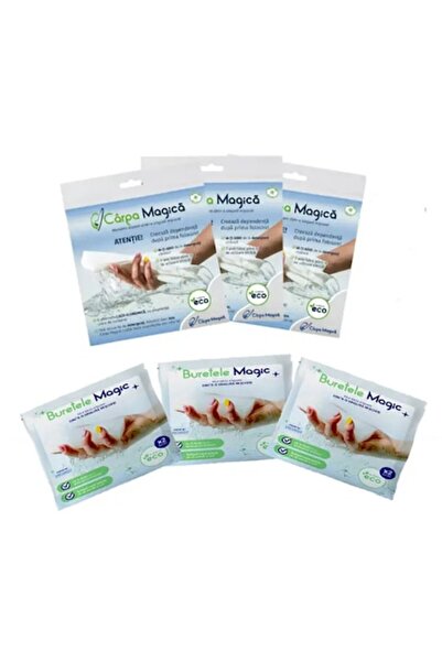 Carpa Magica Premium Cleaning Set, Magic Cloth, 3 Microfiber Cloths + 3 Magic...