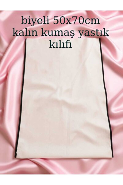 Akaworld Black Piping Around the Edge 50X70Cm White Pillowcase 5 Pieces