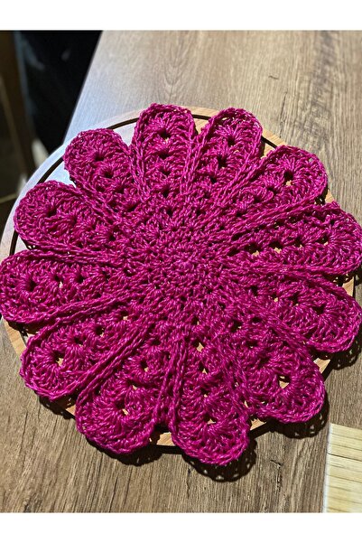 crafted by Nilüfer Hand-Knitted Pink Supla
