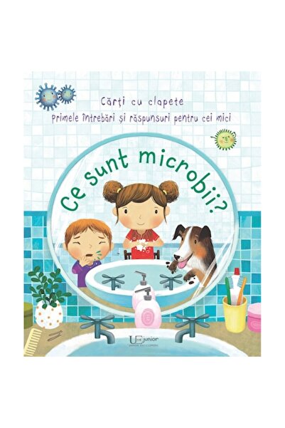Univers Enciclopedic Junior What are Microbes? Flap Book