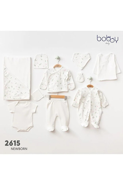 Bobby Baby 100% Cotton Yusufcuk Patterned 10-Piece Hospital Discharge Set Bobby.2615
