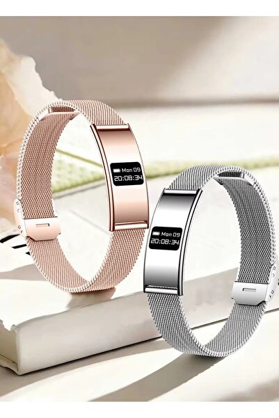 DIKELANG سوار ذكي رفيع للغاية لمراقبة معدل ضربات القلب والنوم، مقاوم للماء بت...