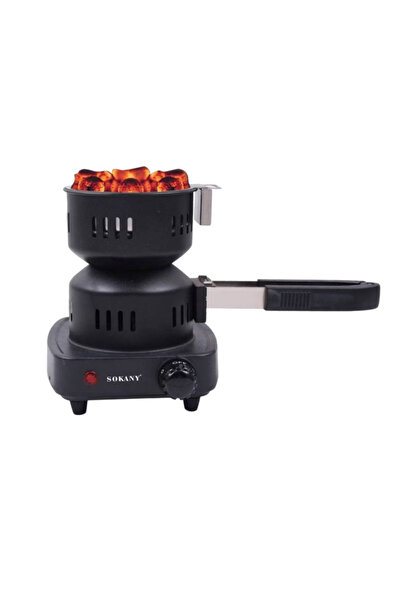 SOKANY Electric hookah charcoal lighter 1000W, integrated pliers, temperature...