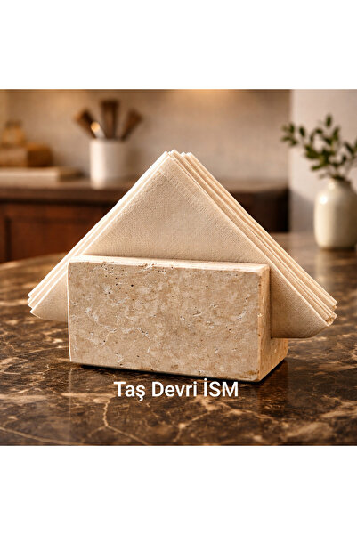 Taş Devri İSM Suport pentru șervețele din travertin
