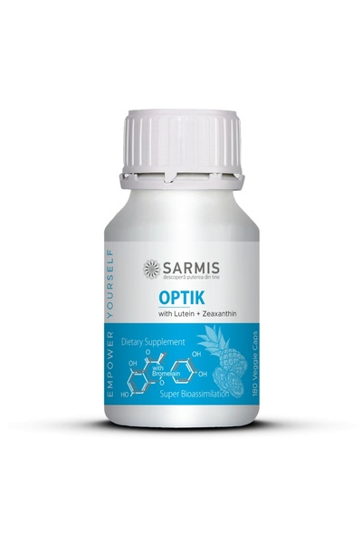 Sarmis Evolution OPTIK cu Bromelaina (180 cps veg) | Supliment pentru Sanatat...