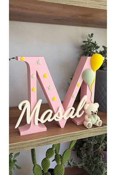 KİŞİYE ÖZEL DEKORATİF HARF-MODELMASAL-23 CM