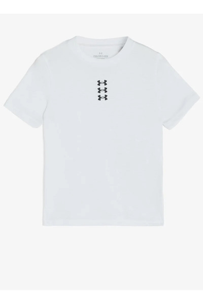 Under Armour تي شيرت للأولاد بشعار ثلاثي من UA HOOPS 6012660