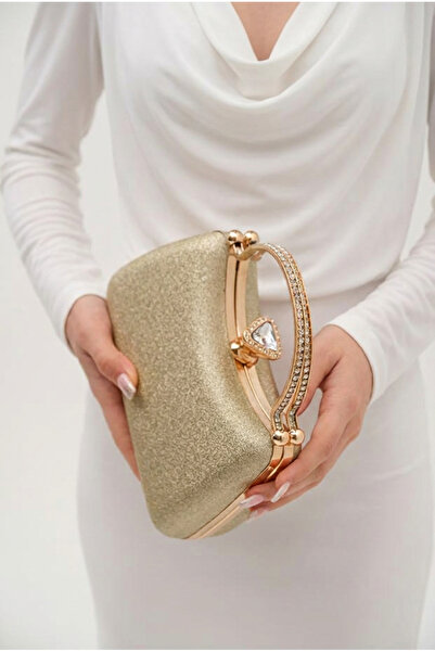 Çanta Trend Geantă de nuntă pentru femei, cu curea lungă cu lanț, cu sclipici...