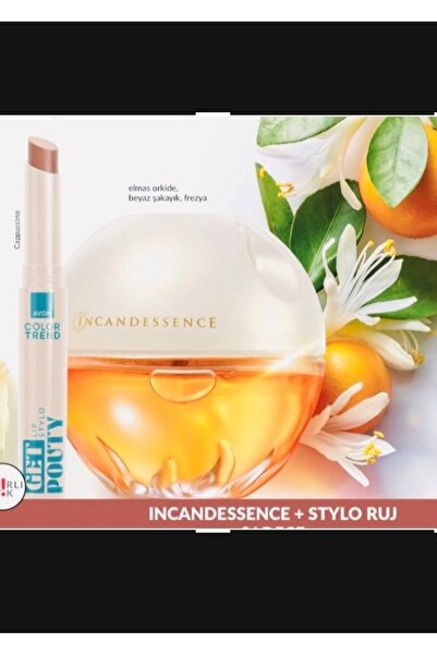 AVON Incandessence + Stylo Ruj Cappuccino Hediye Seti