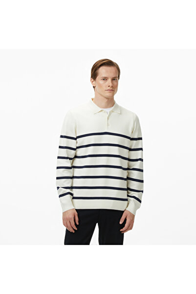 Nautica Erkek Krem Regular Fit Kazak