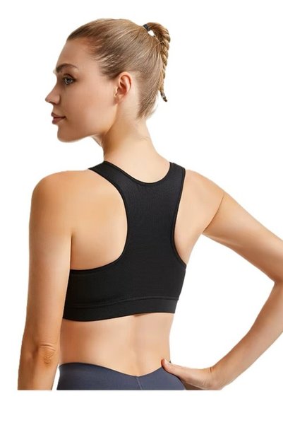 Vitra World Women High Impact Racerback Sports Bra Push Up Gym Workout Top Yoga Running Training Fitness