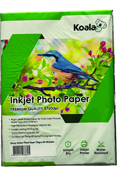 kp koala papers Epson Adhesive Sticker Photo Paper Glossy 150Gsm A4 20Yp (Eps...