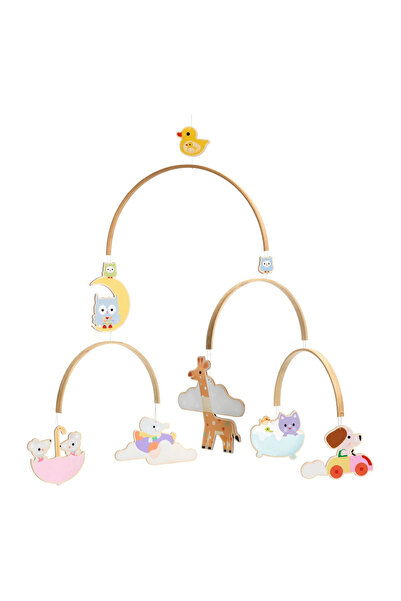 djeco Decorațiuni din lemn pentru mobilierul camerei copiilor - Animale