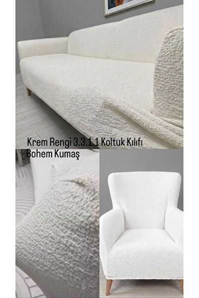 SENNORA Jacquard Bohemian Fabric 3.3.1.1 Sofa Cover Sofa Cover Set Sofa Cover