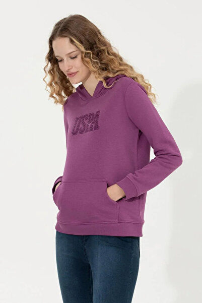 U.S. Polo Assn. Women's Violet Basic Sweatshirt