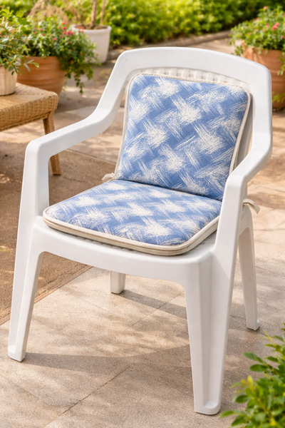 Peacock 6 Adet Yıkanabilir Kumaş Sandalye Minderi