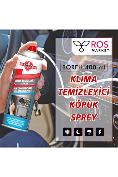 Börfh KLİMA TEMİZLEYİCİ HORTUMLU KÖPÜK SPREY 400 ML