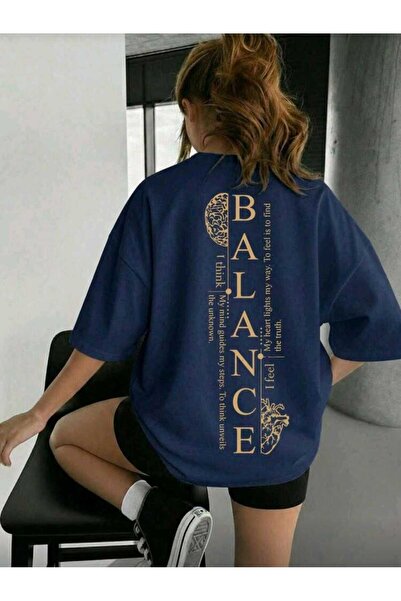 DİVİN New Season Printed Fabric Oversized T-Shirt