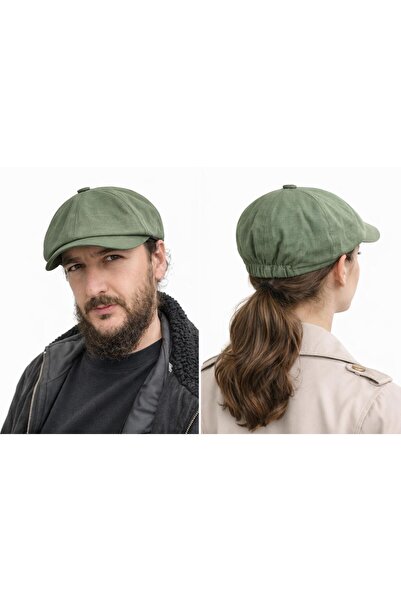 kuru Men's British Style Cap Summer H Lightweight Fabric Elastic Hat