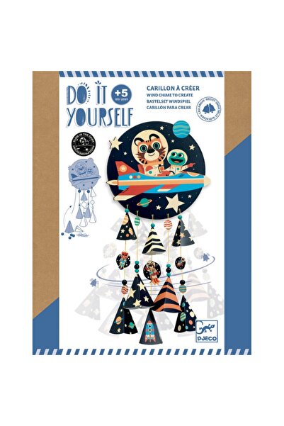 djeco Set DIY mobil fluorescent cu clopotei - Stele