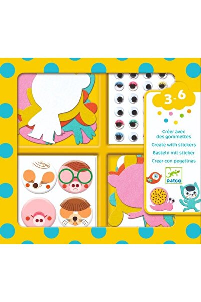 djeco Set creativ colaje animale din fetru