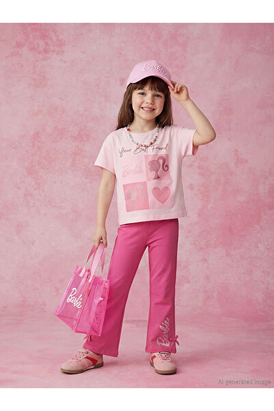 LC Waikiki Two Mt Shop Quality Lcw Kids Fuchsia Barbie Printed Spanish Style ...