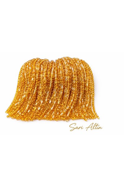 Ralp Moda 3*6 χιλ. Γυάλινες Κρυστάλλινες Χάντρες Μπαγκέτας 3 Τούφες Σύνολο: 2...