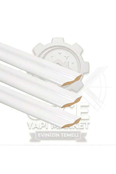 shop Beyaz Süpürgelik 6 cm - 3 adet süpürgelik