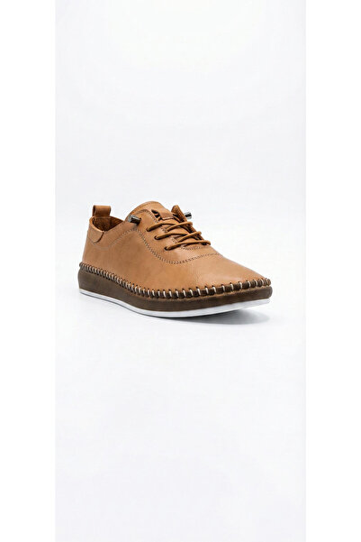 Ustalar Ayakkabı Çanta حذاء نسائي من الجلد الطبيعي بلون أسمر 00549.2261