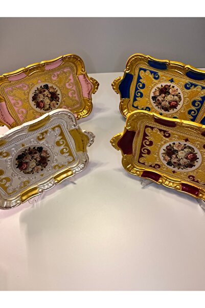 hasgül Ahşap gül ağacı tepsi