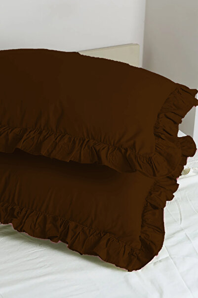 Magnolia 2'li Yastık Kılıfı %100 Pamuklu Fırfırlı 50x70cm | Nevresim Seti ve ...