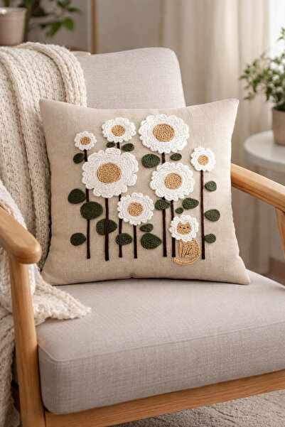 Tasarım 3D Digital Printed Velvet Cushion Cover – Modern, Luxurious, and Deco...