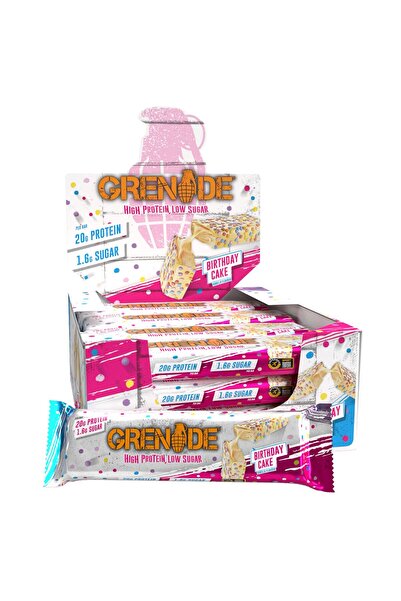 Grenade Protein Bar 12*60 Gr - Birthday Cake
