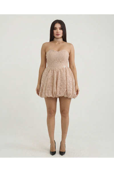 MODAMOR Danie Mini Lace Dress