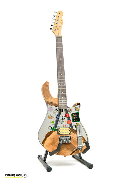 PUANDORG Elektro Gitar CUSTOM EPOKSİ & YILLANMIŞ AĞAÇ Kişiye Özel