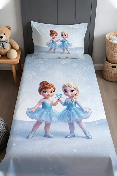 EVPANYA Bale Princesses of Ice Patterned Bedspread and Pillowcase