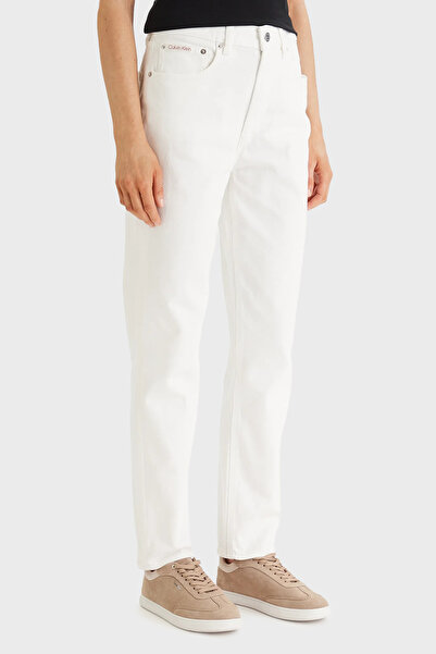 Calvin Klein % 100 Pamuk Mom Fit Yüksek Bel Jeans LV047F703GASN KOT PANTOLON ...
