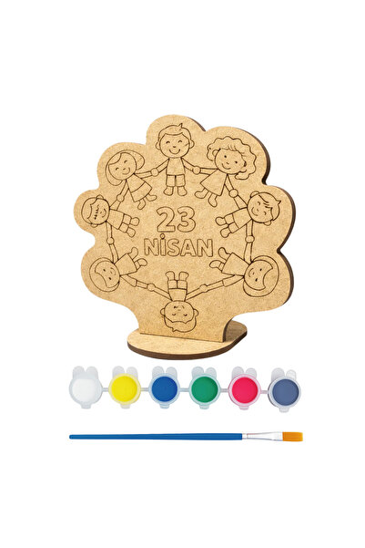 KİDOSE 23 Nisan Temalı Aktivite – Ahşap Boyama Kiti