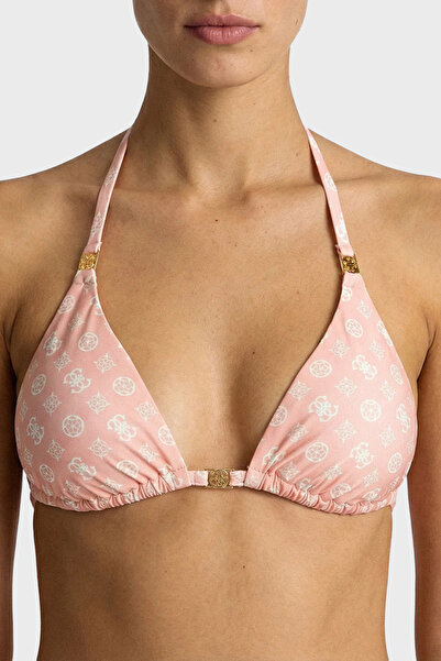 Guess Soleil Logo Triangle Bikini Top E6Gj08Mc04R Bikini Top E6Gj08 Mc04R Pmka