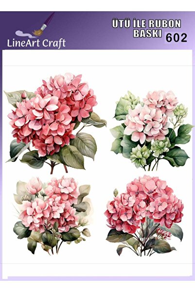 LİNEART Iron-On Rubon Transfer Printing for Wood & Fabric Transfer No:Rb602-3...