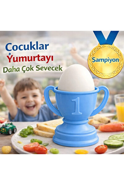 btm home Şampiyon Yumurtalık Dekoratif Haşlanmış Yumurta Tutucu Kahvaltılık Y...