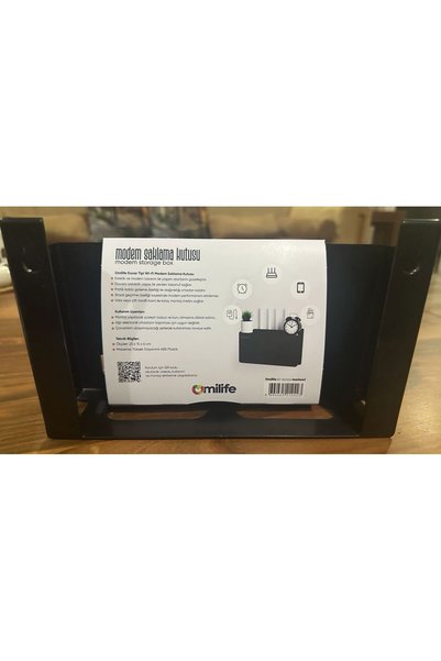 AY&ÇA HOME Plexi Wifi Box Wall Mountable Fuse and Modem Storage Box 25X15X6 cm