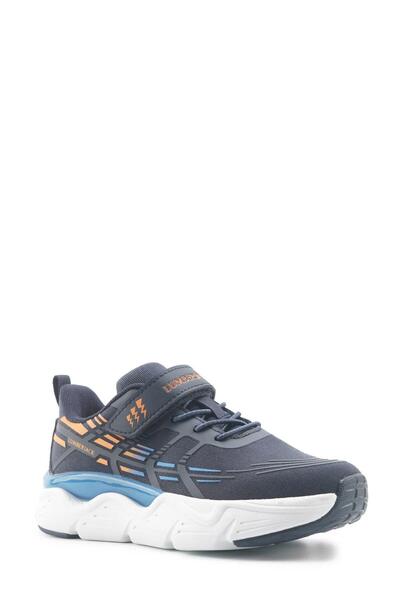 lumberjack 101943538 حذاء كارلسن جي آر الرياضي للأولاد باللون الأزرق الداكن