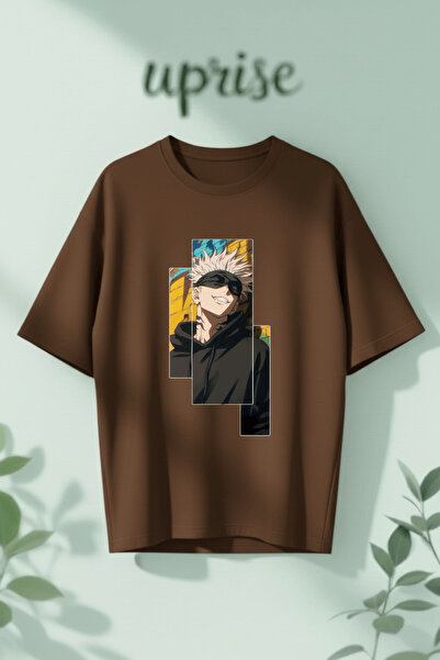 Vordevia Σατόρου Γκότζο Τζουτζούτσου Καϊζέν με τύπωμα Βαμβάκι lu oversized Μπ...