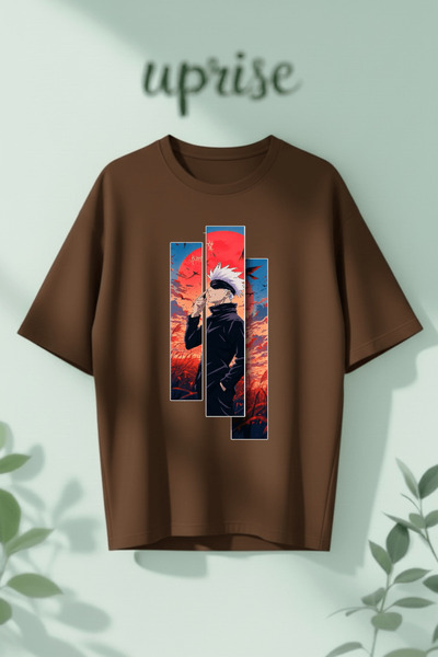 Vordevia Σατόρου Γκότζο Τζουτζούτσου Καϊζέν με τύπωμα Βαμβάκι lu oversized Μπ...