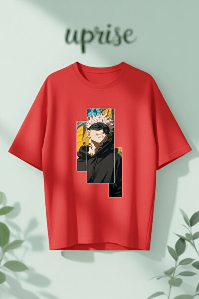 Vordevia Satoru Gojo Jujutsu Kaisen Printed Cotton Lu Oversized T-Shirt